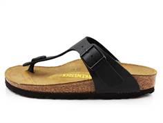 Birkenstock Gizeh sandal black with buckle (medium-wide)